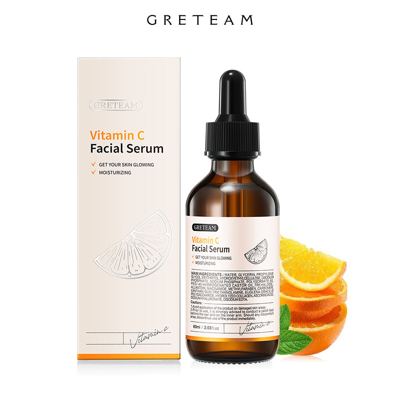 TM-0123 | GreTeam Vitamin C Facial Serum Essence Moisturize Skincare Moisturizing 60ml