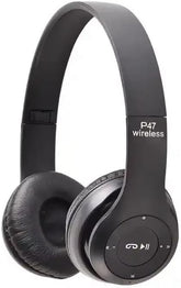 TM-0001 | P47 Wireless Headsets On-Ear Stereo Earphones Longer Playtime