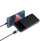 TM-0137 | 5V USB Fast Portable 10000mAh Compact Power Bank with LED Digital Display