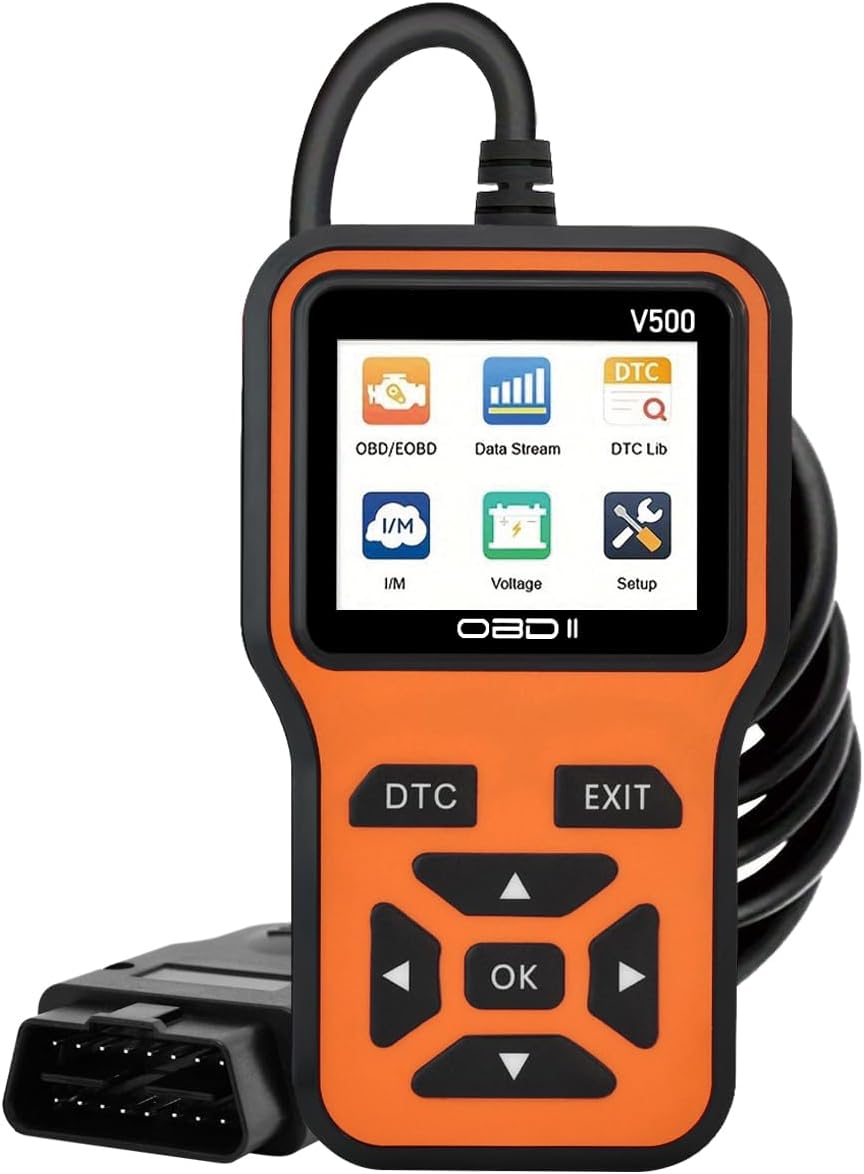TM-0273 | OBD2 Scanner Code Reader with Engine Light Reset & Live Data for 1996+ Vehicles