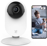 TM-0127 | YI 2K 3MP Home Security Camera, Indoor Camera with Person, Vehicle, Animal Detection Compatible with Alexa