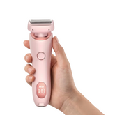 TM-0093 | 2-in-1 Women'S Electric Shaver, Rechargeable Wet & Dry Lady Razor With Facial Hair Remover Head
