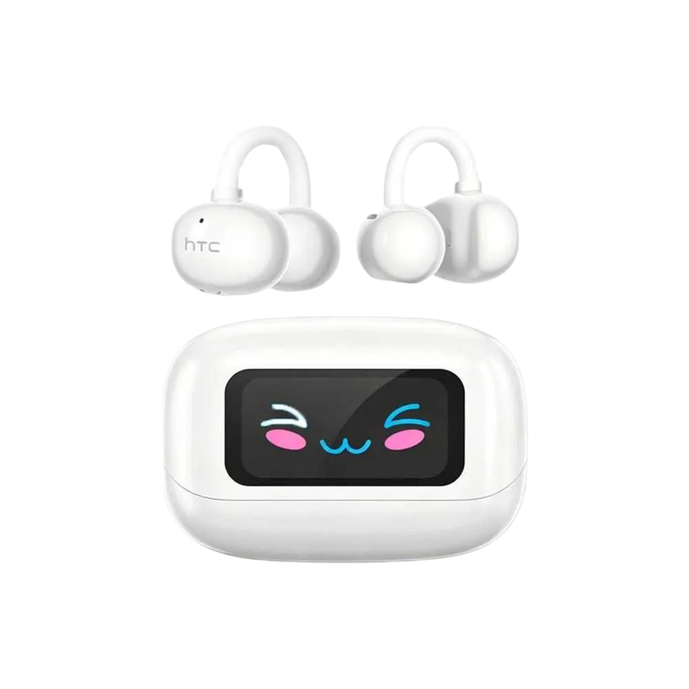 TM-0264 | HTC NE54 Wireless Bluetooth Earclip Earbuds with AI Translation & Touchscreen