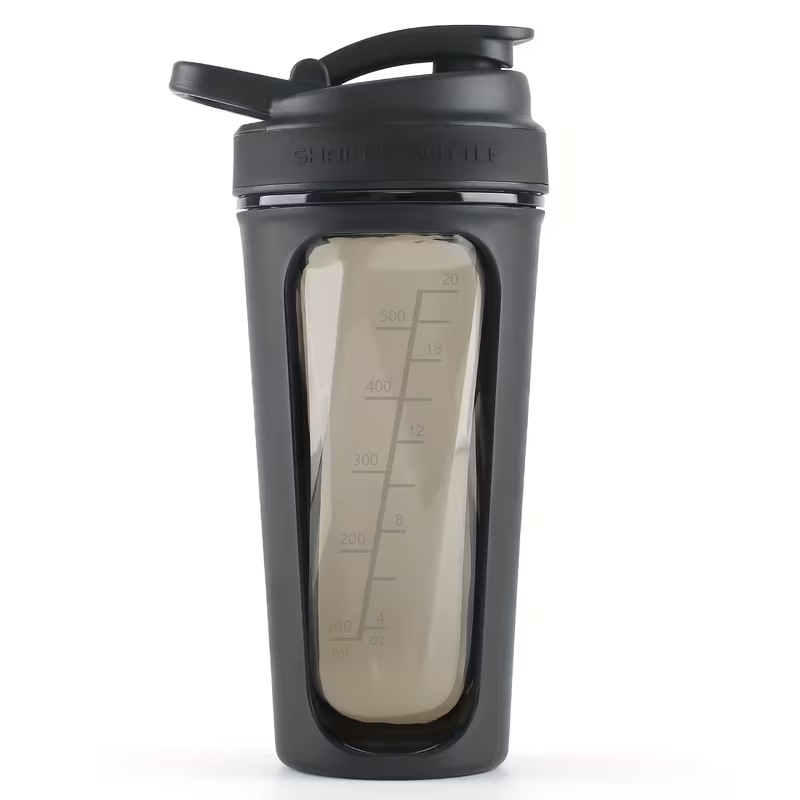 TM-0101 | Durable BPA-Free Motivational Water Bottle, Leakproof Sports Flask with Straw