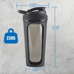 TM-0101 | Durable BPA-Free Motivational Water Bottle, Leakproof Sports Flask with Straw