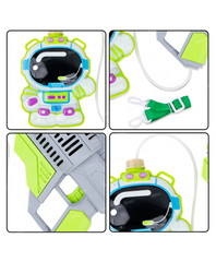 Tank Bubble Gun Holes with Bubble Solution Rocket Bubble Making Machine Outdoor Toys for Kids