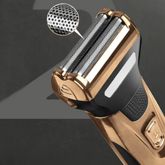 TM-0234 | WAIKIL WL-319 3-in-1 Electric Shaver Beard Hair Body Nose Trimmer Rechargeable