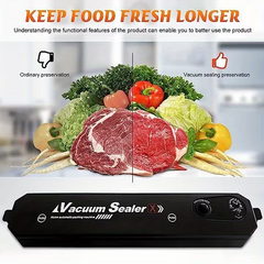 TM-0148 | Vacuum Sealer Machine Food Saver Storage with Automatic Air Food Sealing System