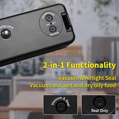 TM-0148 | Vacuum Sealer Machine Food Saver Storage with Automatic Air Food Sealing System