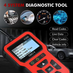 TM-0150 | OBD 2 Scanner Code Reader Car Engine Fault Scanner (Orange)