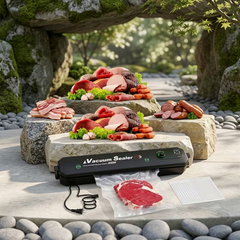 TM-0148 | Vacuum Sealer Machine Food Saver Storage with Automatic Air Food Sealing System