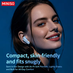 MINISO MS128 Wireless 6.0 Touchscreen Headphones, Gaming Chip 15Ms Low Latency