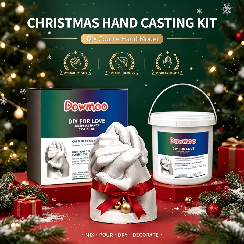 TM-0233 | 3D Hand Foot Casting Kit 100g Alginate Plaster DIY Wedding Anniversary Keepsake