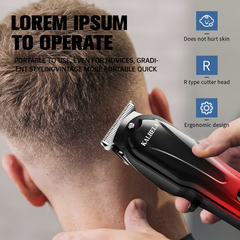 TM-0190 | Barber Professional Hair Clippers For Men - Cordless & Corded