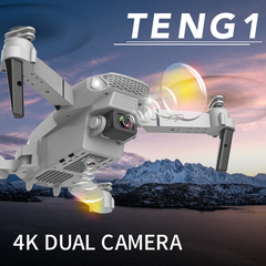 TM-0203 | E88 Pro RC Drone 4K Dual Camera WiFi Foldable Quadcopter Height Hold Mode