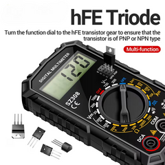 TM-0195 | Electrical Maintenance Mini Digital Multimeter 1999 Counts AC/ DC Voltage Meter