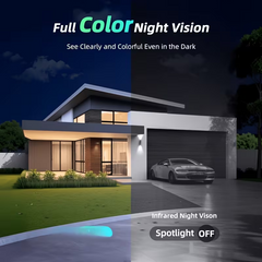 TM-0212 | 4K Wireless Solar Security Camera Outdoor 6-Month Battery AI Motion 2-Way Talk