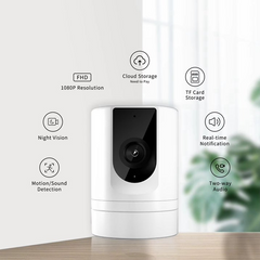 TM-0182 | 2K Indoor Home Security WiFi Camera for Pet Baby Monitor IR Night Vision (Ease Life APP)