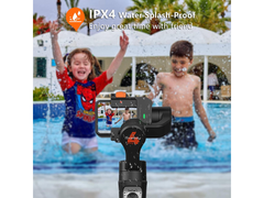 hohem iSteady Pro 4 3-Axis Gimbal Stabilizer for Gopro Hero 11/10/9/8/7/6/5,Handheld Tripod Mount Compatible with DJI OSMO Action,Insta360 ONE R,Support Anti-Shake Wireless Control,IPX4 Splash Proof