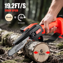 TM-0160 | Mini Cordless Electric Chainsaw Tool Set Comes with An Adjustable Chain & Battery