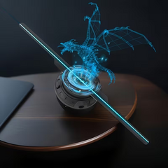 TM-0208 | 3D Holographic Projection Lamp LCOS Display Compatible LED Projector Light