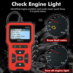 TM-0150 | OBD 2 Scanner Code Reader Car Engine Fault Scanner (Orange)