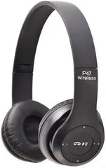 TM-0001 | P47 Wireless Headsets On-Ear Stereo Earphones Longer Playtime