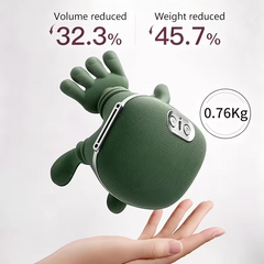 Electric Deep Tissue Massager, Portable Shiatsu Kneading, Handheld Human Hand Simulation