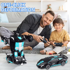 TM-0185 | 1:18 Scale Transforming Remote Control Drift Race Car Car Toy
