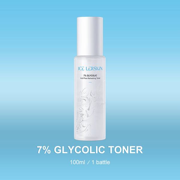 ICE LERSKIN Toner 7% Glycolic Acid Whitening and Exfoliate Skincare 100ML