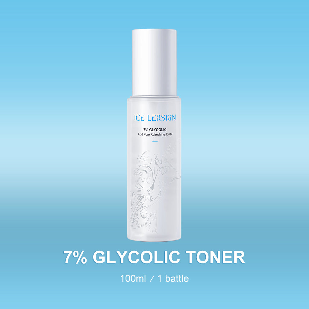 ICE LERSKIN Toner 7% Glycolic Acid Whitening and Exfoliate Skincare 100ML