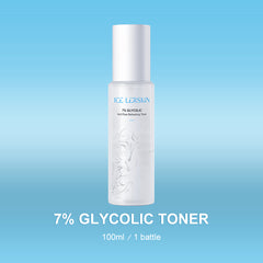 ICE LERSKIN Toner 7% Glycolic Acid Whitening and Exfoliate Skincare 100ML