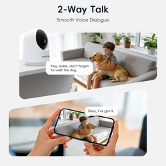 TM-0228 | HEIYOUCAM 1080P 2MP Indoor Security Camera Pan Tilt Baby Pet Monitor WiFi