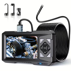Industrial Endoscope with Screen, 4.3-inch Endoscope Camera with Light