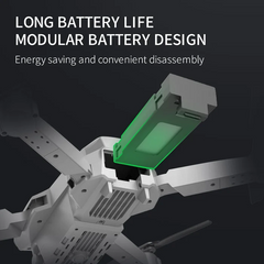 TM-0203 | E88 Pro RC Drone 4K Dual Camera WiFi Foldable Quadcopter Height Hold Mode