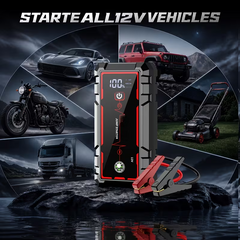 TM-0090 | Car Battery Jump Starter, UltraSafe 3000A 12V Lithium Battery Booster Pack Portable Jump Box