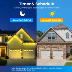 TM-0165 | tamACX™ Outdoor Permanent Light, APP Voice Control, RGB Smart Rainbow Light 50ft