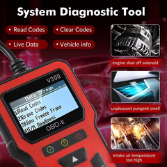 TM-0150 | OBD 2 Scanner Code Reader Car Engine Fault Scanner (Orange)