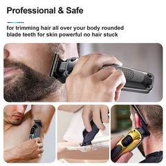 TM-0171 | Professional Cordless Rechargeable Hair Trimmer Cutter Kit