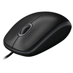 TM-0071 | Logitech B100 Optical USB Mouse, Black