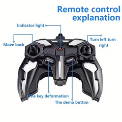 TM-0185 | 1:18 Scale Transforming Remote Control Drift Race Car Car Toy