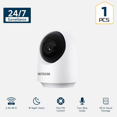 TM-0228 | HEIYOUCAM 1080P 2MP Indoor Security Camera Pan Tilt Baby Pet Monitor WiFi