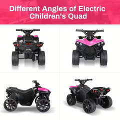 TM-0210 | Kids Ride On ATV 6V Electric Quad 4-Wheeler Toy Car 1.86 MPH Max Speed