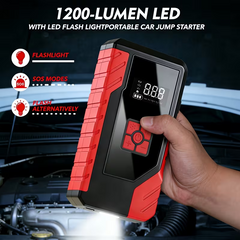 TM-0172 | 15000A Portable Tire Inflator & Jump Starter for Cars, Motorcycles