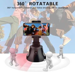 Smart Portable Selfie Stick, 360°Rotation Auto Face Object Tracking Camera Tripod Holder