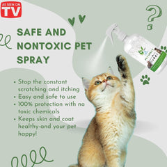 VoilaVe HOCL Spray for Dogs & Cats - Hypochlorous Acid Spray for Pets, Antiseptic Spray, 8 oz