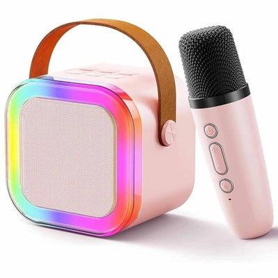 TM-0125 | K12 Mini Karaoke Machine for Kids & Adults, Portable Bluetooth Speaker