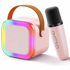 K12 Mini Karaoke Machine for Kids & Adults, Portable Bluetooth Speaker