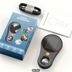 TM-0215 | Digital Microscope 500X Handheld LCD 2" IPS Display 8 LED Lights USB PC Mac