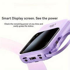TM-0136 | 20W Fast Portable 20000mAh Compact Power Bank with LED Digital Display